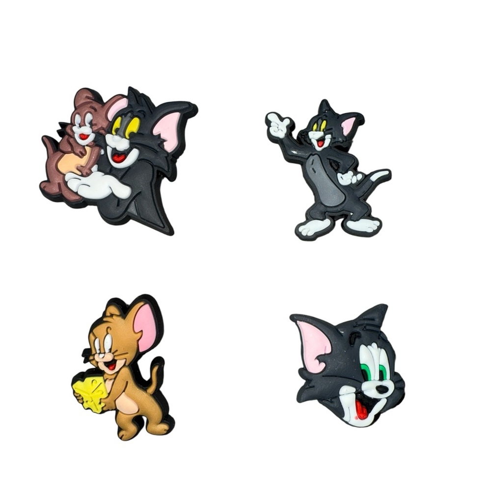 Tom and Jerry Shoe Charms Set